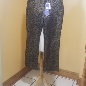 Leapord Print Jeans
